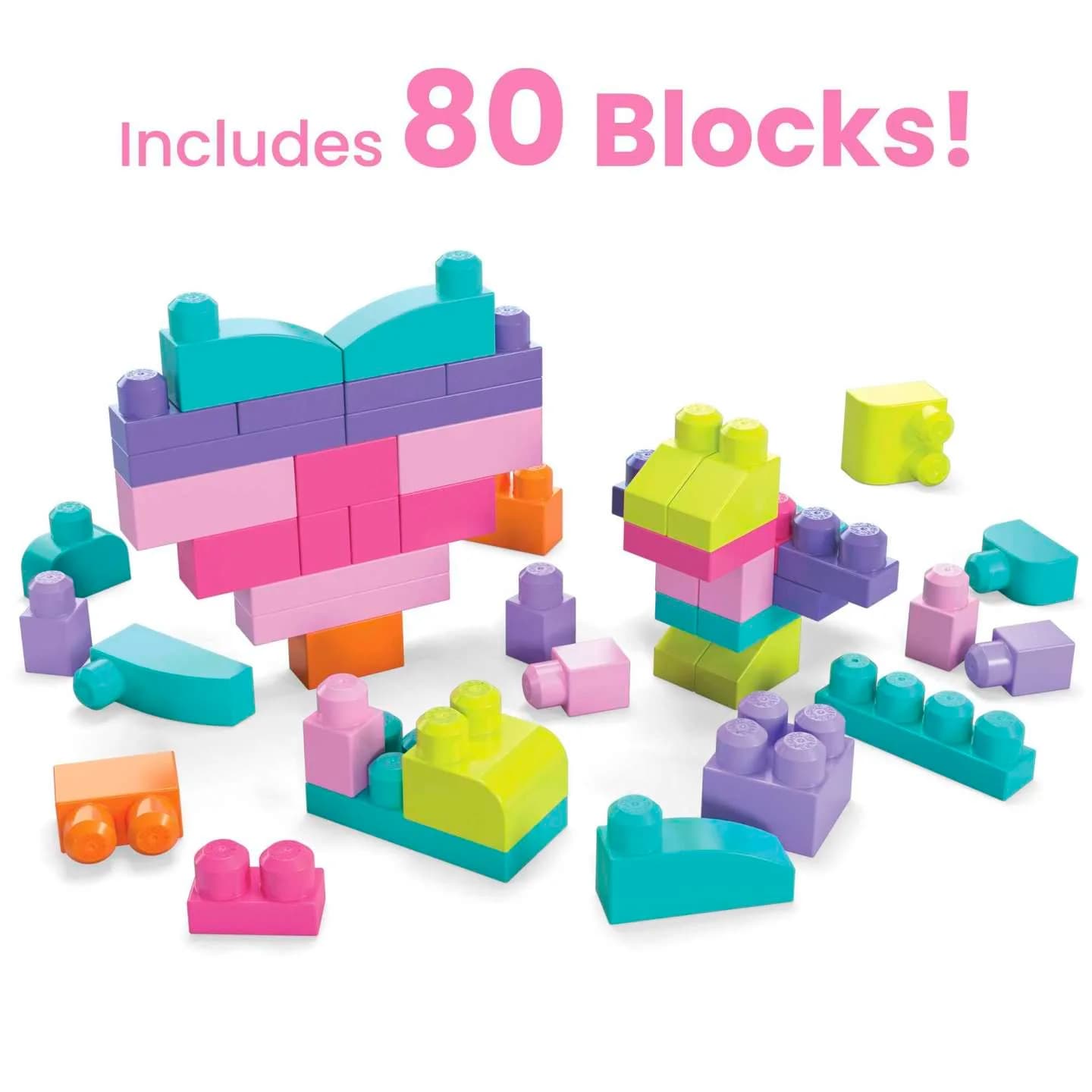 mega bloks first builders Pink 80 PCS 2