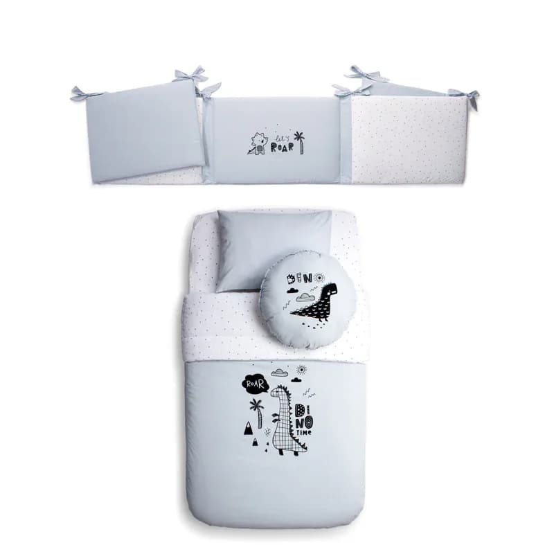 BEDDING SET DINO LONG 2