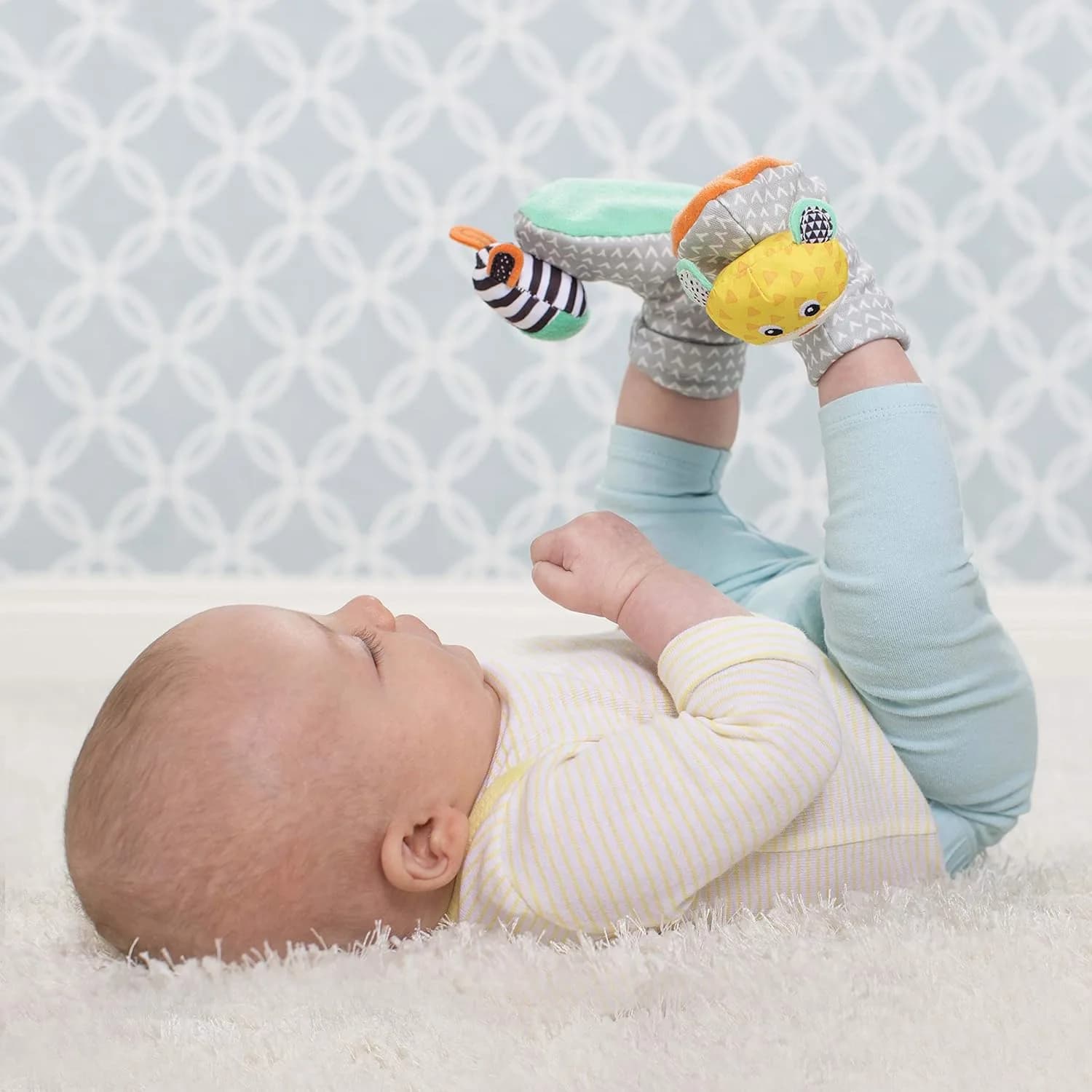 FOOT RATTLES ZEBRA AND TIGER 4