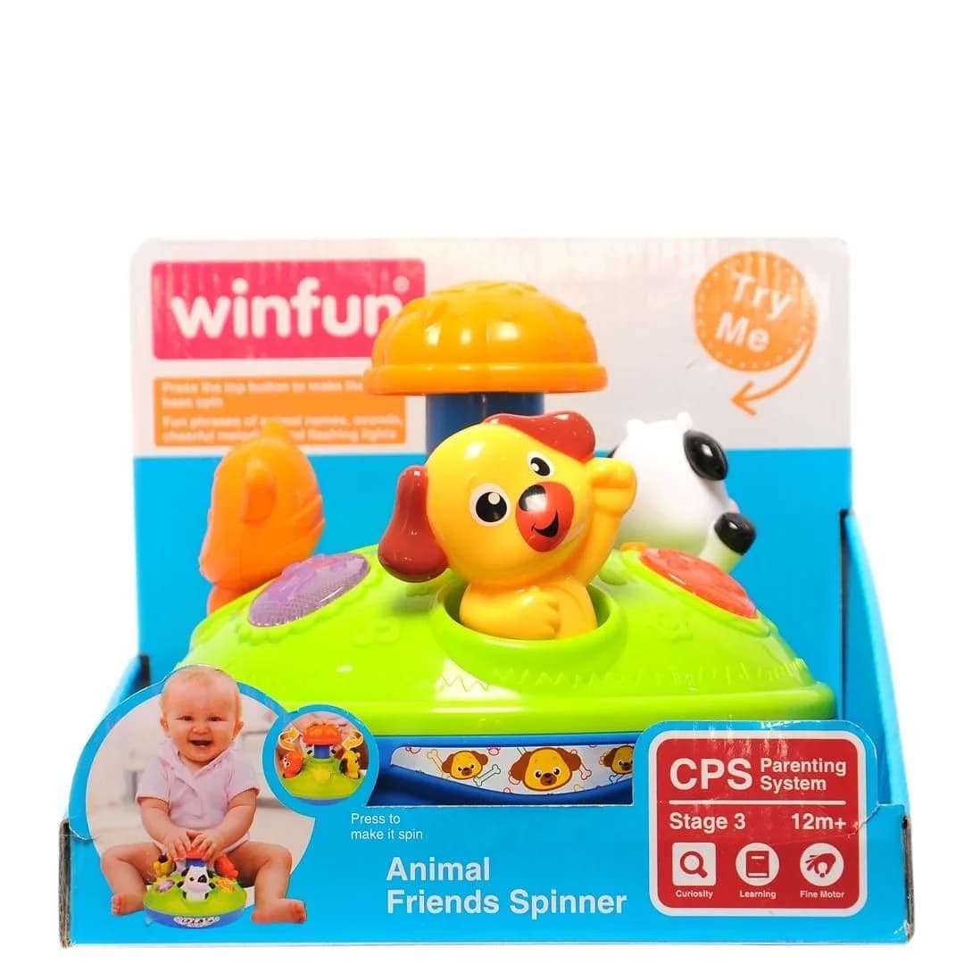 لعبة نشاط بيبي ANIMAL SPINNER