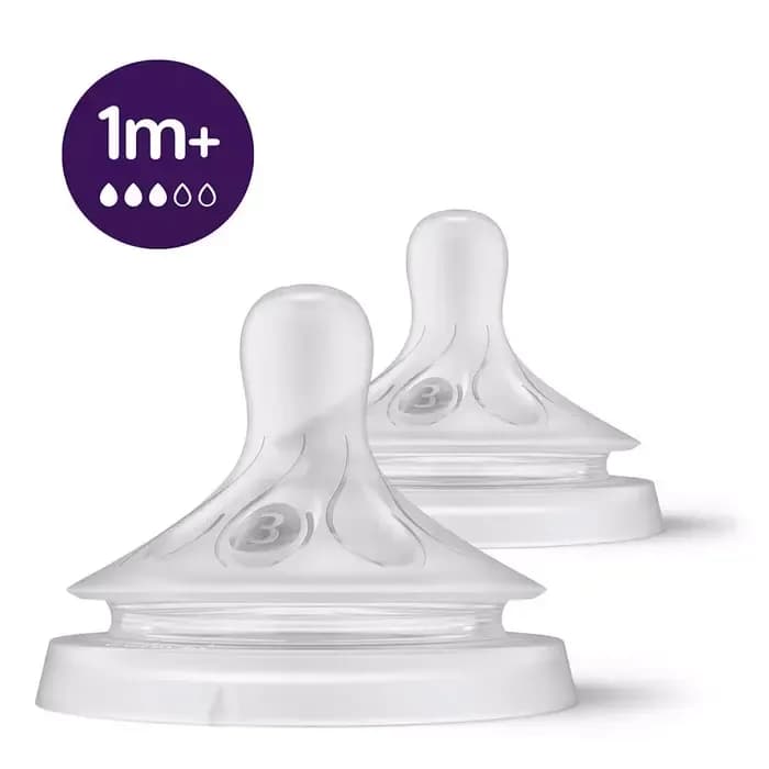 Philips Avent 2 Natural Response Teats Flow 3+1m