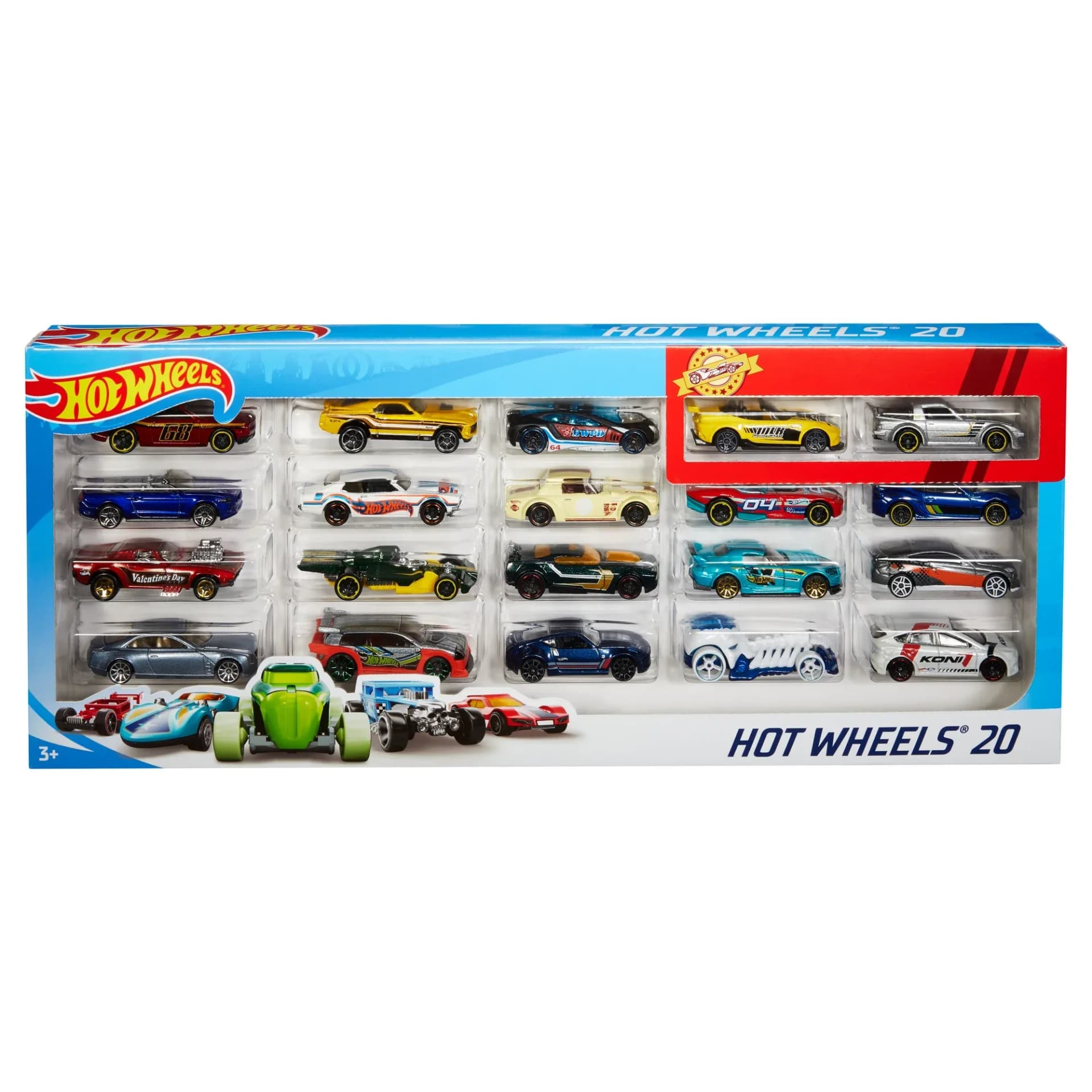 مجموعة سيارات HOT WHEELS 20 PCS