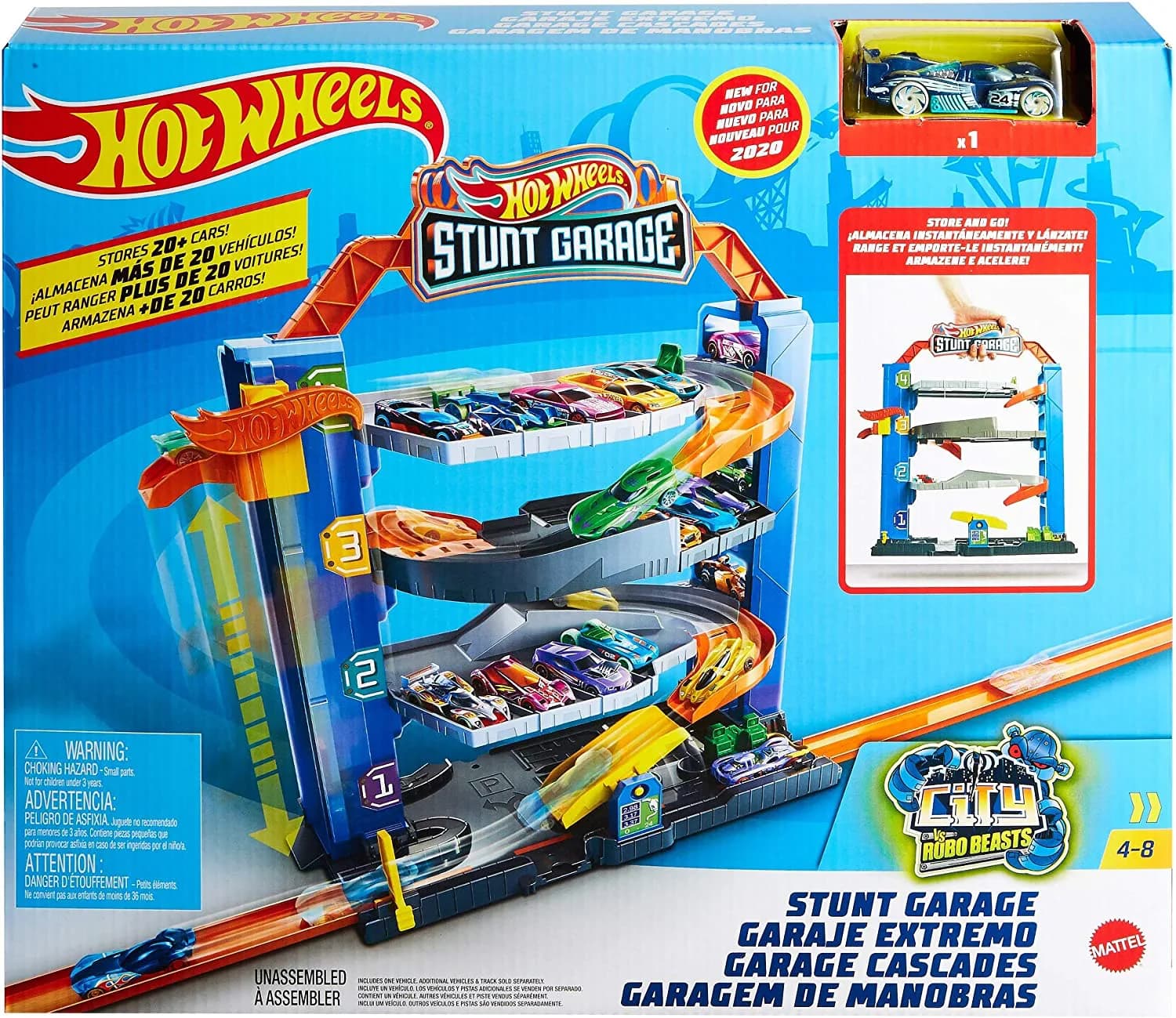 City Stunt Garage Playset 4