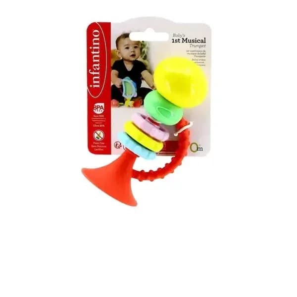 Teether Rattle TRUMPET