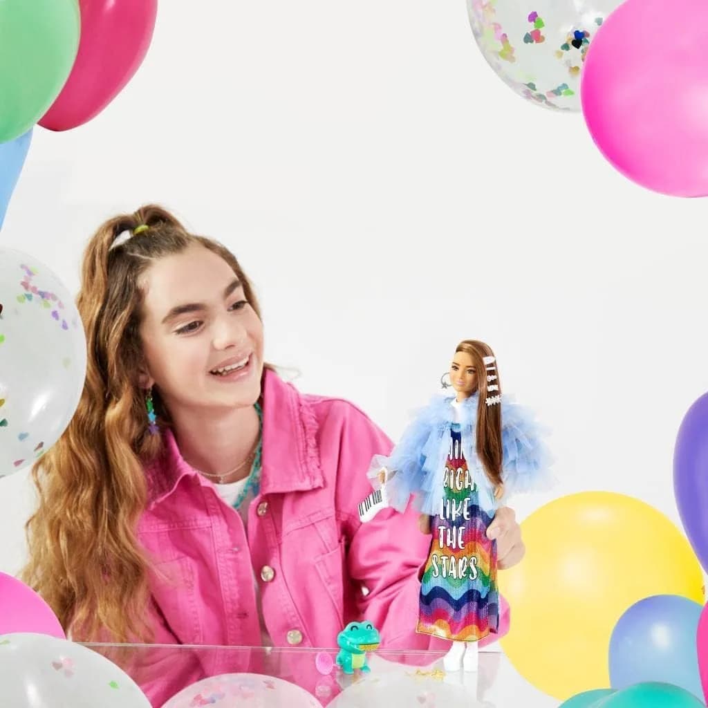 BARBIE RAINBOW DRESS 3