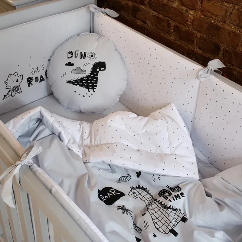 BEDDING SET DINO LONG