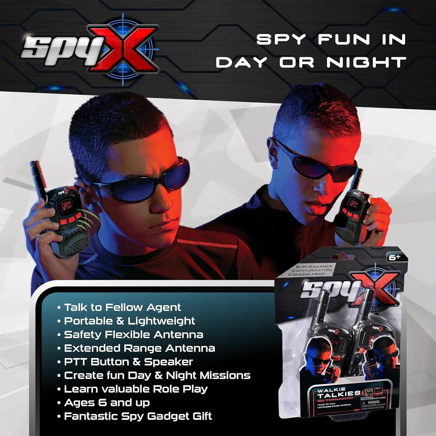 SpyX Spy Walkie Talkies 6