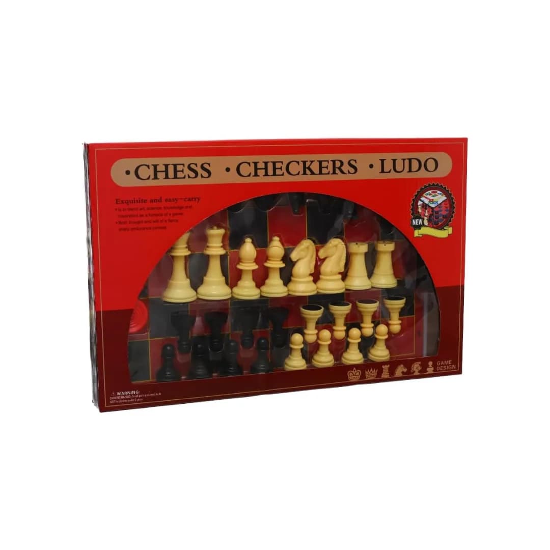 CHESS + CHECKERS + LUDO