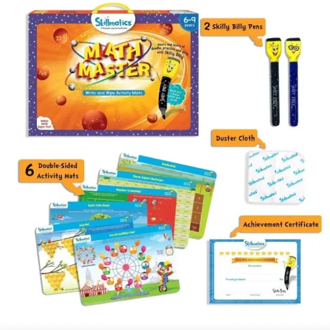 MATH MASTER - AGE: 6-9 3