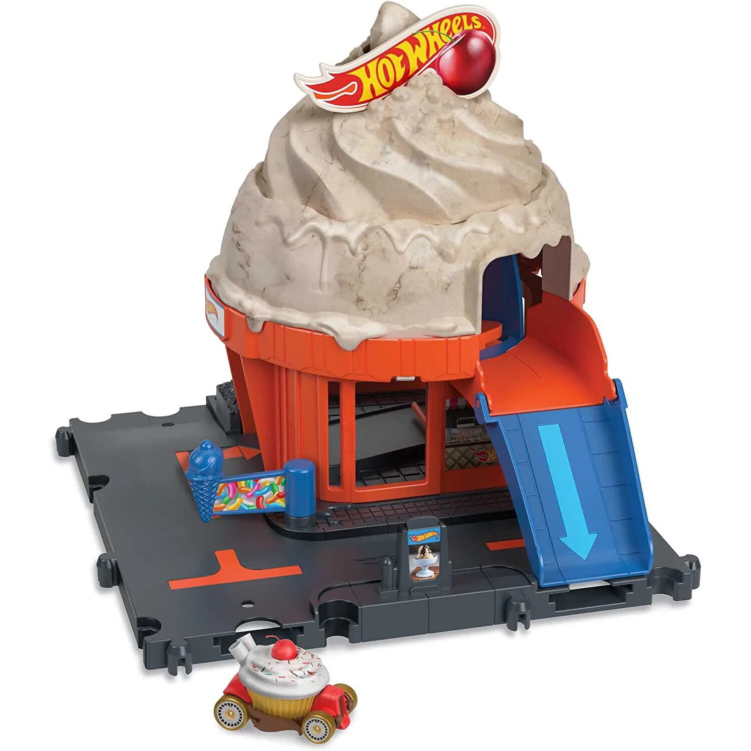 Downtown IceCream Playset With Car