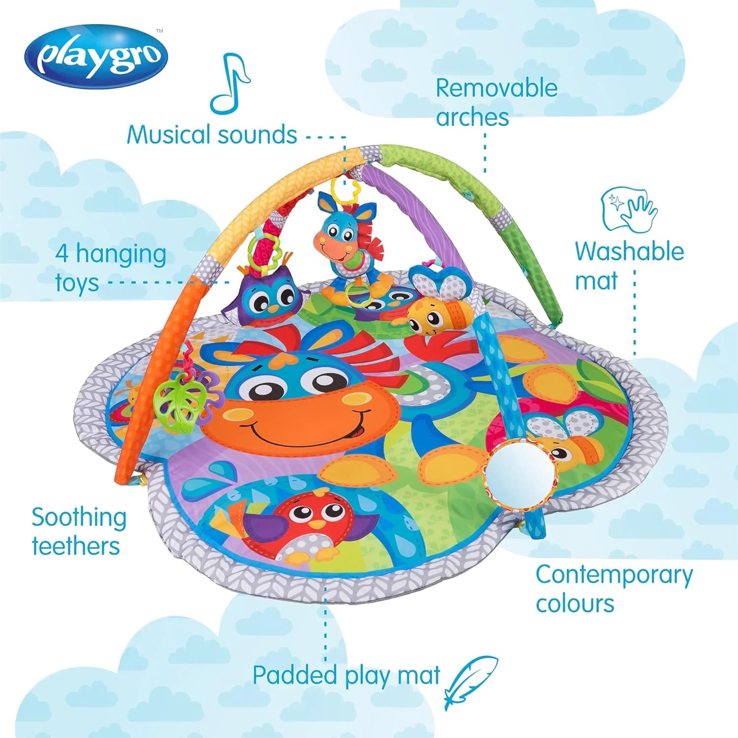 CLIP CLOP MUSICAL ACTIVITY GYM 3