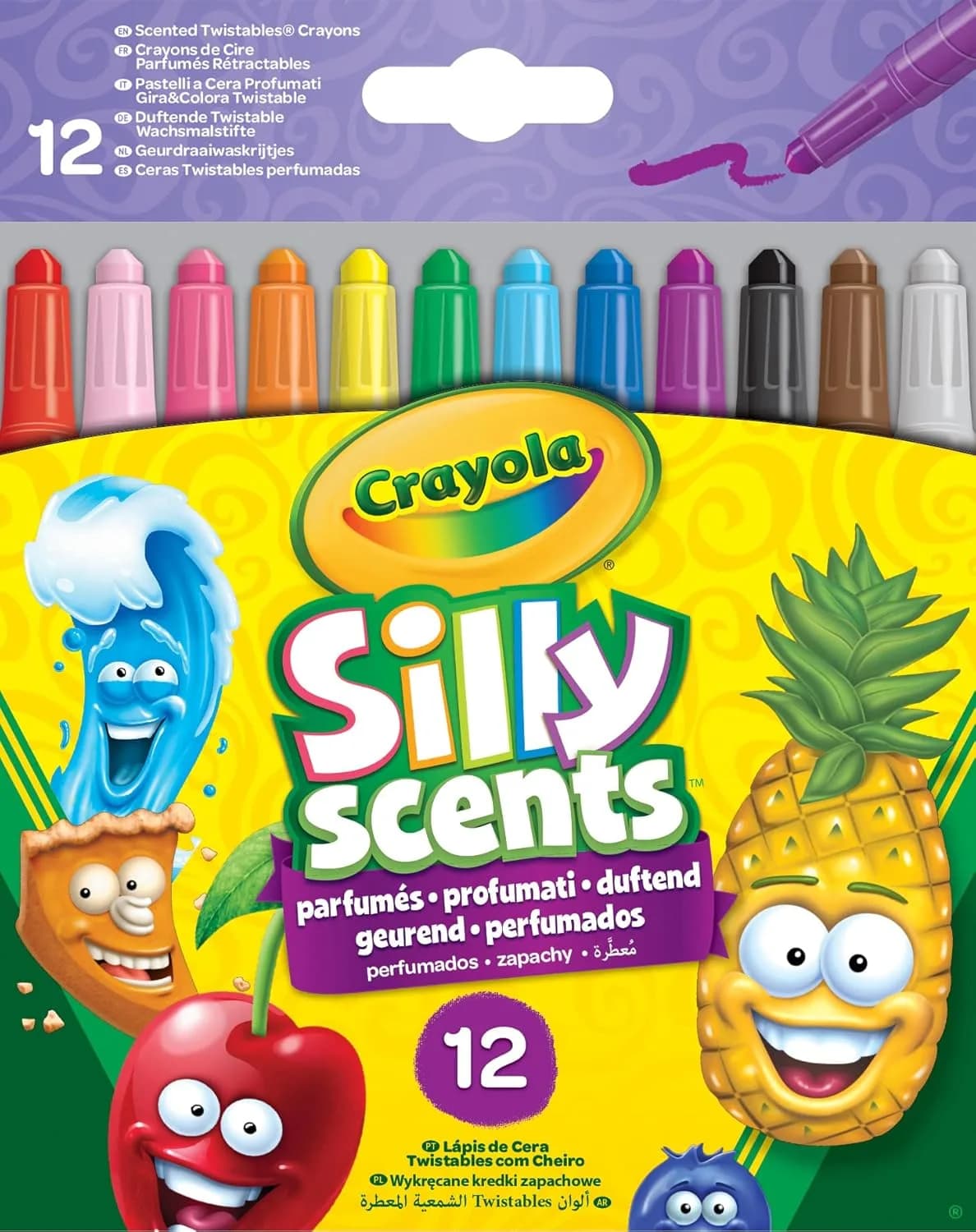 CRAYOLA SCENTS FRUIT 12 PS 4